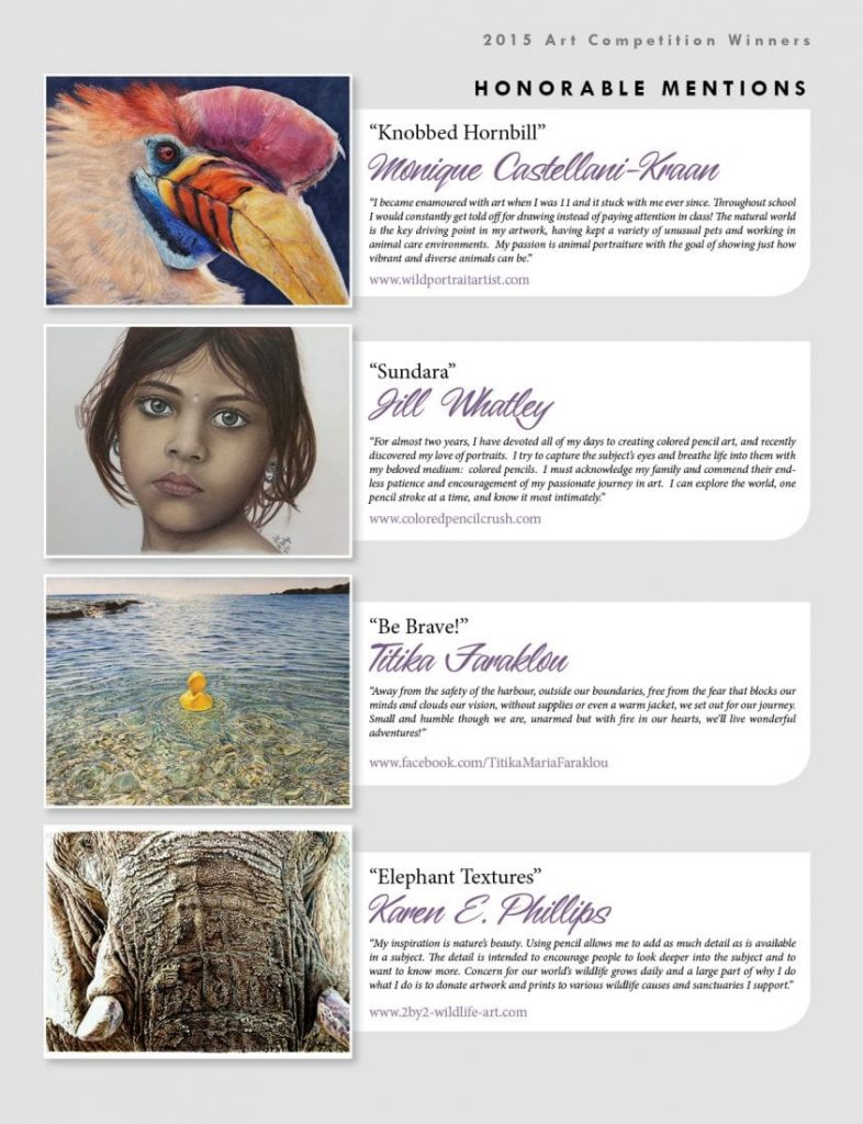 2015 Winners Colored Pencil Magazine 2015 Winners Colored Pencil Magazine