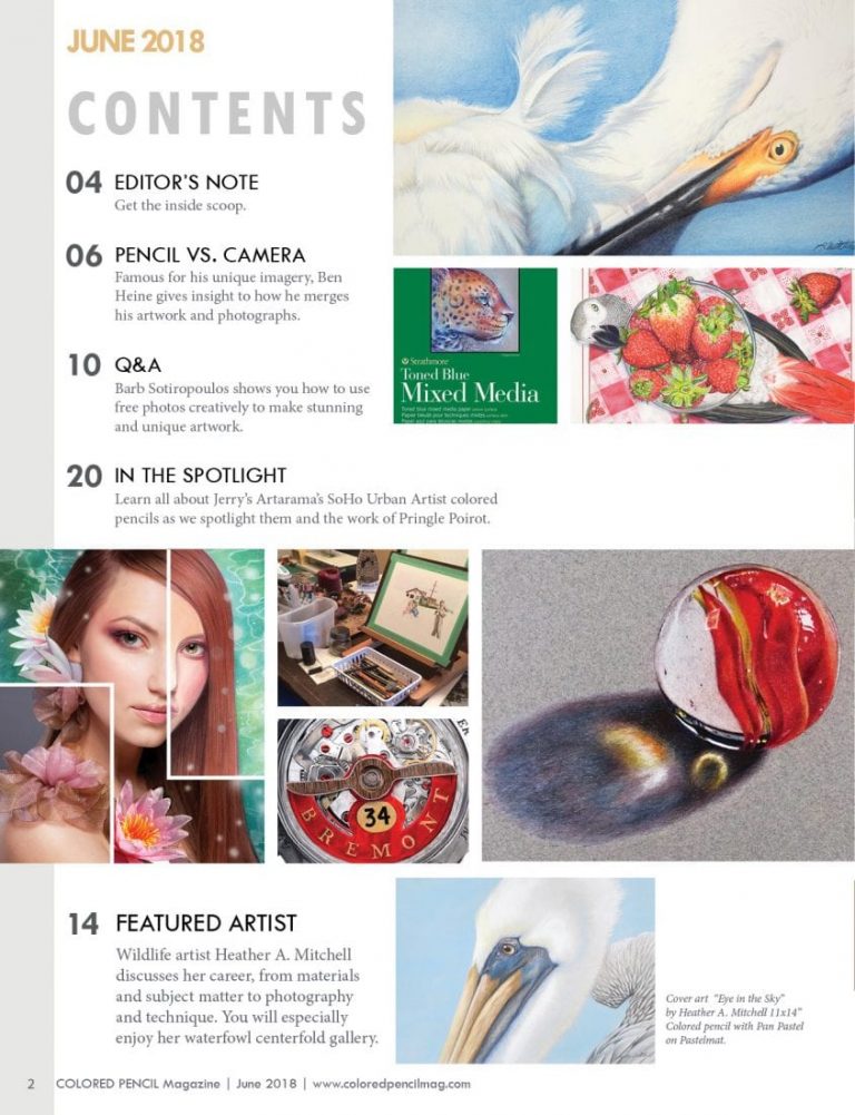 June 2018 Issue COLORED PENCIL Magazine