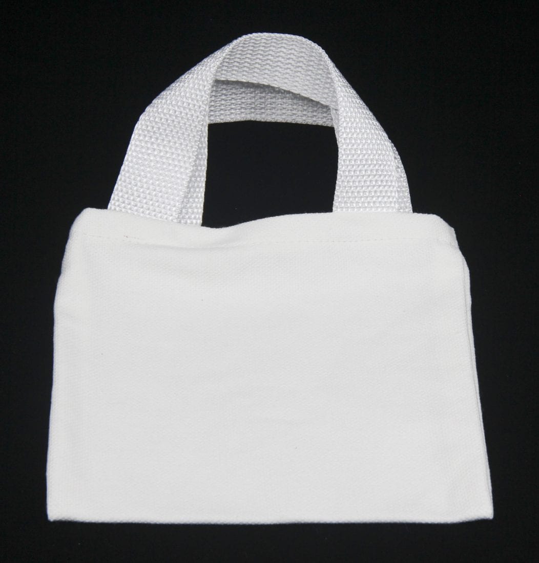 White Mini Canvas Tote Bag | COLORED PENCIL Magazine