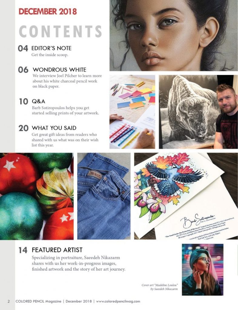 December 2018 Issue | COLORED PENCIL Magazine