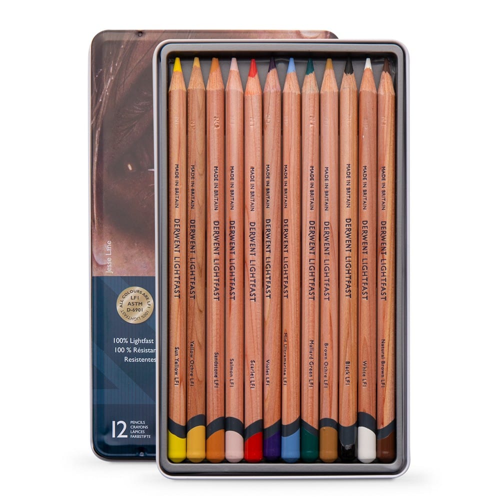 Derwent Lightfast Pencils 12 Count COLORED PENCIL Magazine