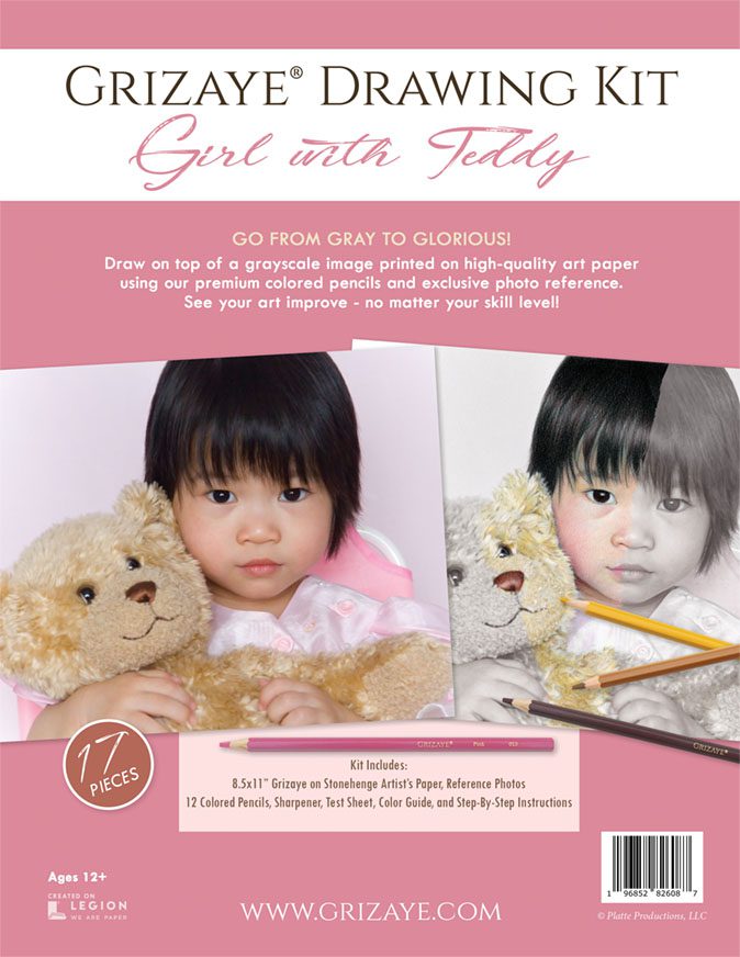 Grizaye Drawing Kit: Girl with Teddy