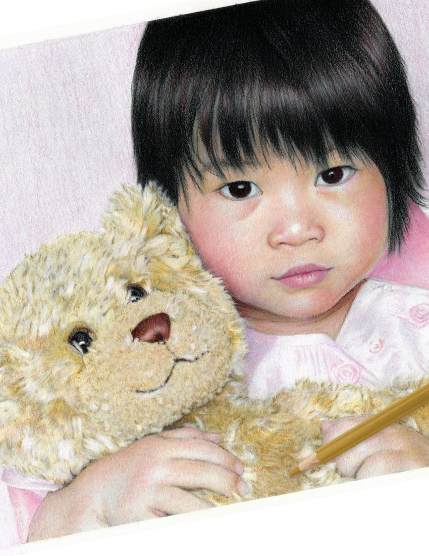 Grizaye Drawing Kit: Girl with Teddy